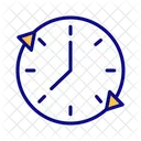 Decline Clock Watch Icon