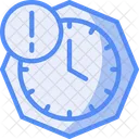 Clock With Deadline Time Countdown Icon