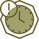 Clock With Deadline Time Countdown Symbol