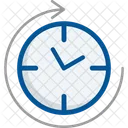 Clockwise Arround The Clock Time Icon