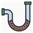 Clogged Pipe Plumbing Pipe Icon