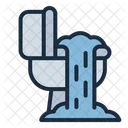 Clogged Toilet Plumbing Toilet Icon