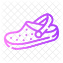 Clogs Shoes Footwear Sandals Icon