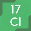 Cloro Tabla Periodica Quimica Icon