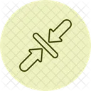 Close Arrow Pentaglow Icon