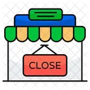 Close Board Sign Signboard Icon