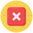 Close Button Delete Button Wrong Sign Icon