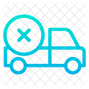 Pickup Truck Shipping And Delivery Transport Icon