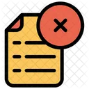 Document Close File Icon