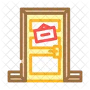 Close Door Color Icon
