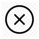 Interface X Button Icon