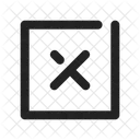 Close Exit Cancel Icon