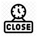 Close Closed Time And Date Icon
