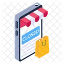 Close Mobile Shop  Icon