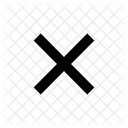 Close Sharp Icon Icon