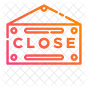 Closed Sign Board Sign Board Board Icon