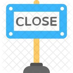 Close signboard  Icon