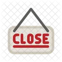 Close Signboard  Icon