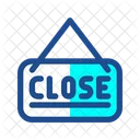 Close Signboard  Icon