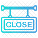 Close Signboard  Icon