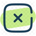 Close Square Cross Remove Icon