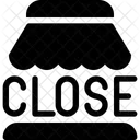 Close Hanging Banner Icon