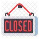 Mclosed Closed Closed Signboard Icon