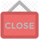 Closed Sign Hanging Icon