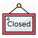 Closed Sign Hanger Icon
