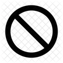 Closed Prohibited Blocked Icon