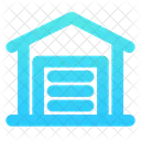 Closed Barn House Home Icon