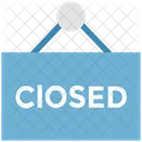 Closed Board Sign Icon