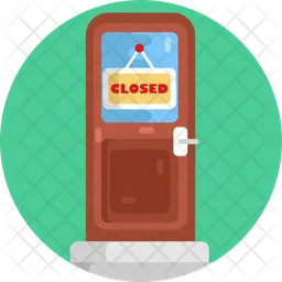 Closed Business  Icon