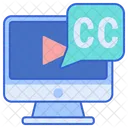 Closed Captioning Captioning Cc Icon