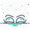 Closed Eye Eye Sense Organ Icon