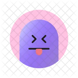 Closed Eyes With Tongue Emoji Icon