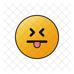 Closed Eyes With Tongue Emoji Icon