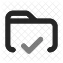 Closed folder check  Icon
