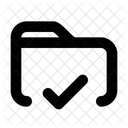 Closed folder check  Icon