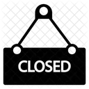 Closed Notice Shop Icon