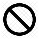 Closed Prohibited Blocked Icon