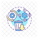 Closed Loop Supply Chain Circular Economy Icon