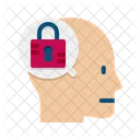 Closed Mind Headlock Locked Brain Icon