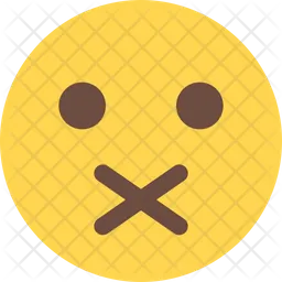 Closed Mouth Emoji Icon