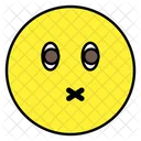 Closed Mouth Emoji  Icon