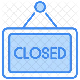 Closed sign  Icon