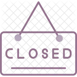 Closed sign  Icon