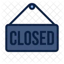 Closed Sign Sign Store Icon