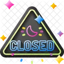 Closed Sign Closed Closed Board Icon