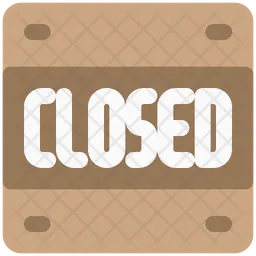 Closed Sign  Icon